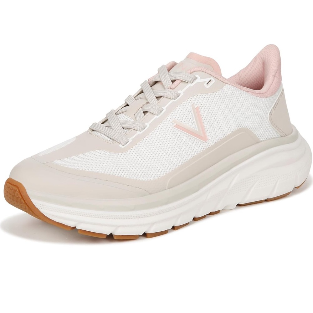 Vionic Women’s Walk Max Slip On Womens Comfort Sneaker Cream Sz US 10 Like New